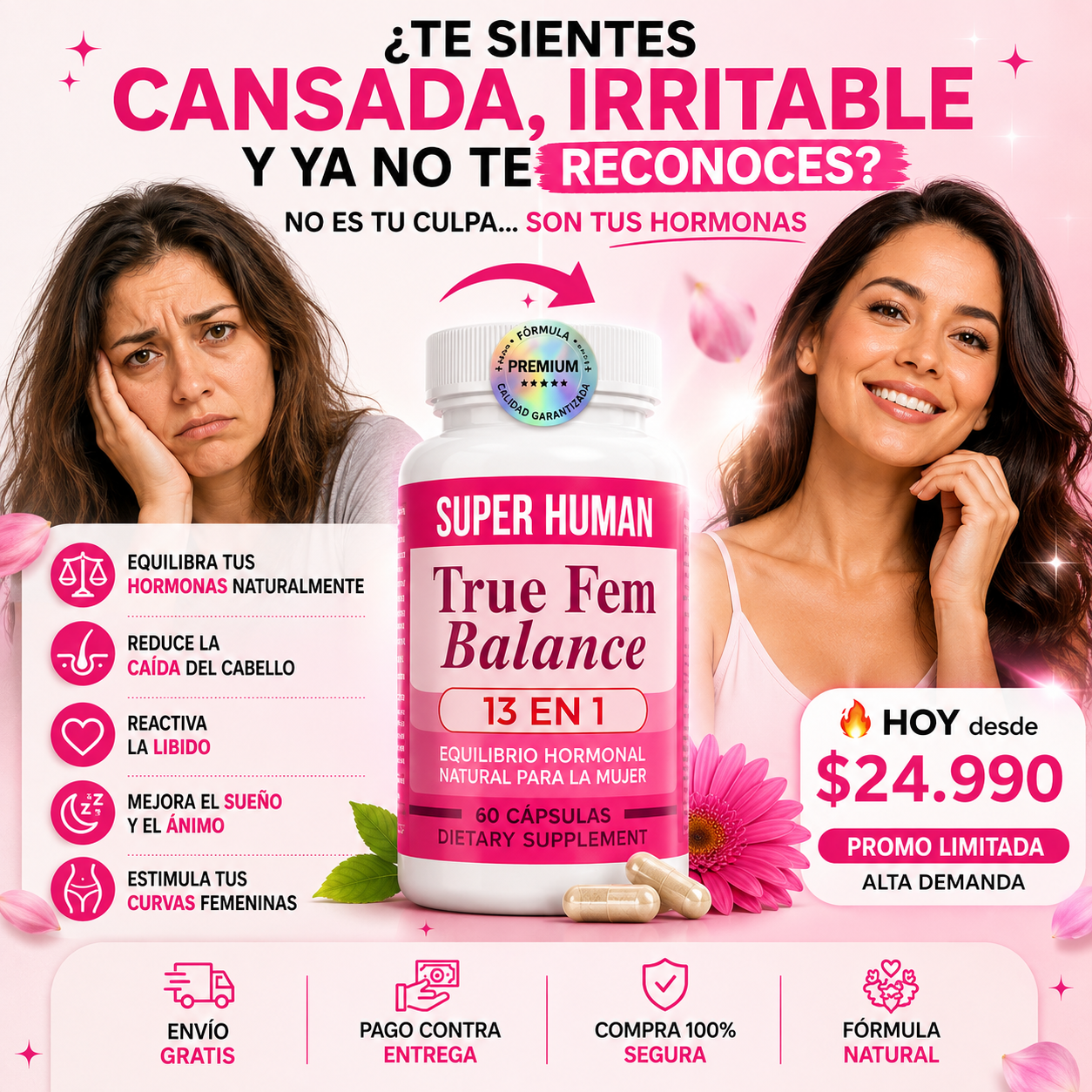 TrueFem™  Equilibrio Hormonal Femenino