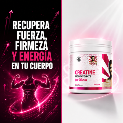 Creatina for Women OldSchool™ Fuerza - Firmeza - Energía