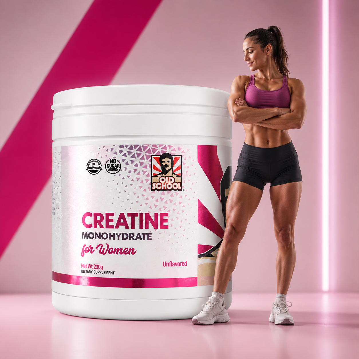 Creatina for Women OldSchool™ Fuerza - Firmeza - Energía